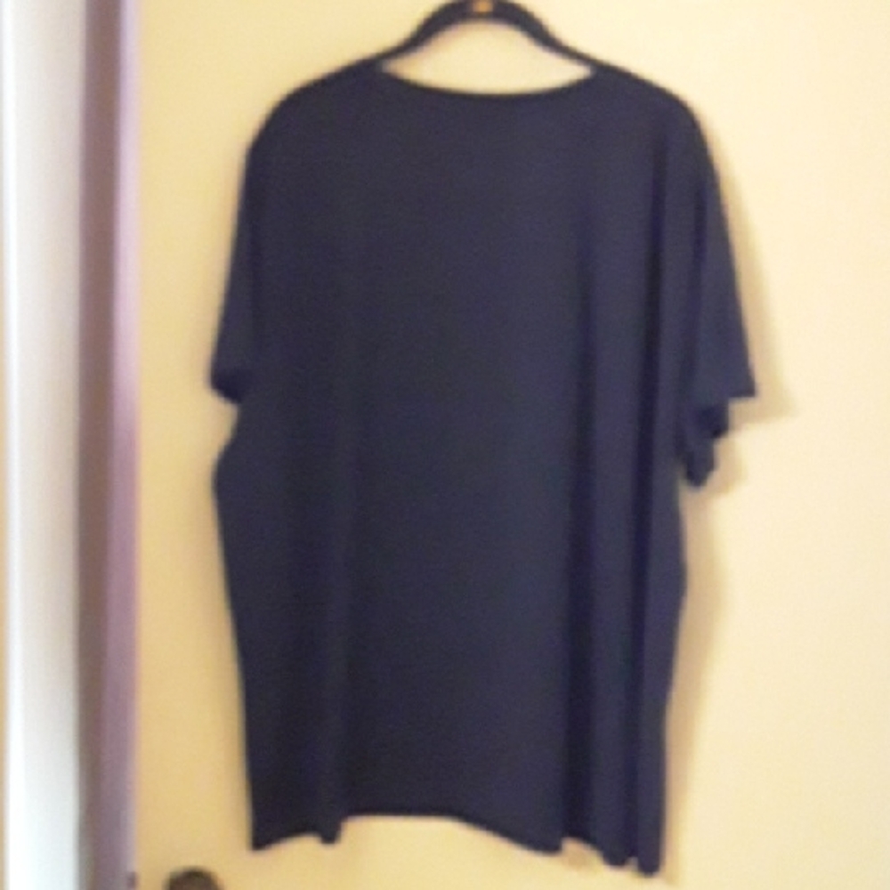 NWOT Navy Blue Graphic Tee with Salty Design - Picture 6 of 6